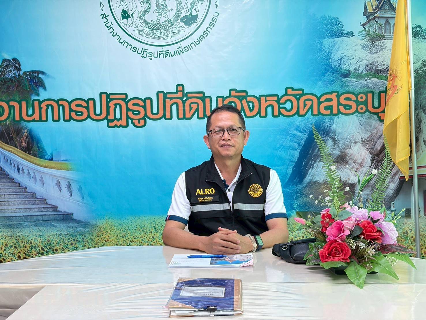 title - ผู้ตรวจราชการ ส.ป.ก. ลงพื้นที่ตรวจเยี่ยมและให้กำลังใจกลุ่มเกษตรกรในเขตปฏิรูปที่ดินอำเภอมวกเหล็ก จังหวัดสระบุรี และประชุมตรวจติดตามความก้าวหน้าผลการดำเนินงานตามแผนการตรวจราชการ ประจำปีงบประมาณ พ.ศ. 2569 รอบที่ 1 เขตตรวจราชการที่ 1 จังหวัดสระบุรี 